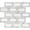 Msi Bianco Dolomite Lynx 12 In. X 12 In. X 10Mm Polished Marble Mesh-Mounted Mosaic Tile, 10PK ZOR-MD-0245 - alternate 4